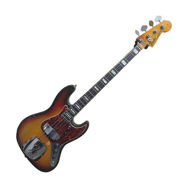 Used Fender Jazz Bass 1973 Sunburst Orig Case All Original