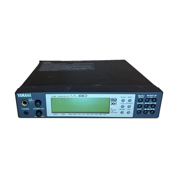 Used Yamaha MU-80 Tone Generator MIDI Sound Source - Planet Music