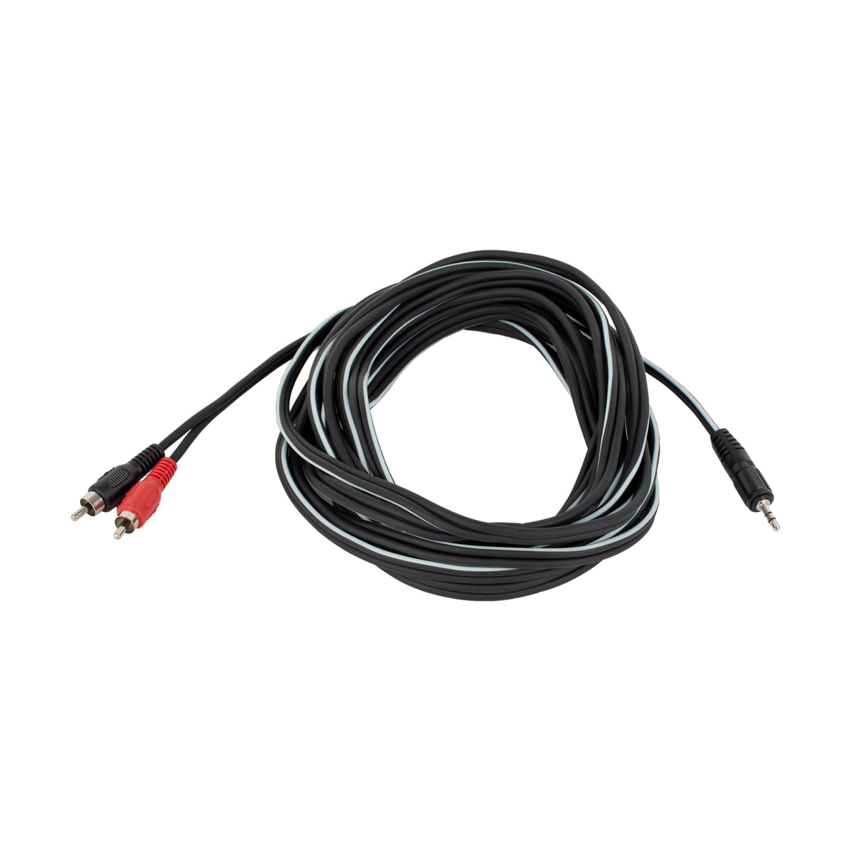 Australasian 3.5mm TRS Male to 2x RCA Male 20ft Cable