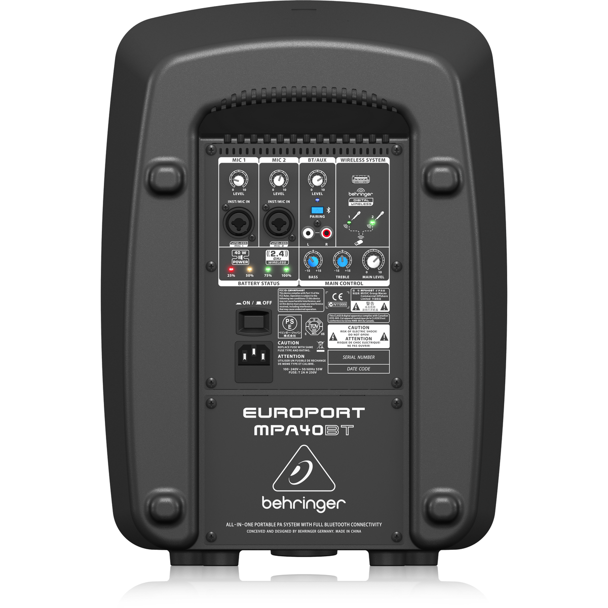 Behringer Europort Compact Pa System MPA40BT