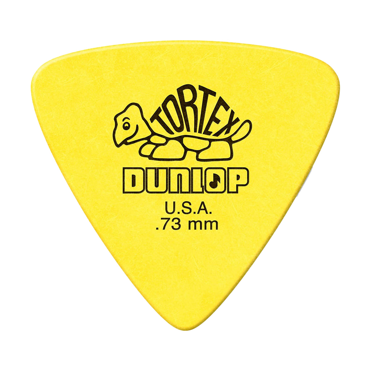 Dunlop Tortex Triangle Pick Yellow 0.73mm