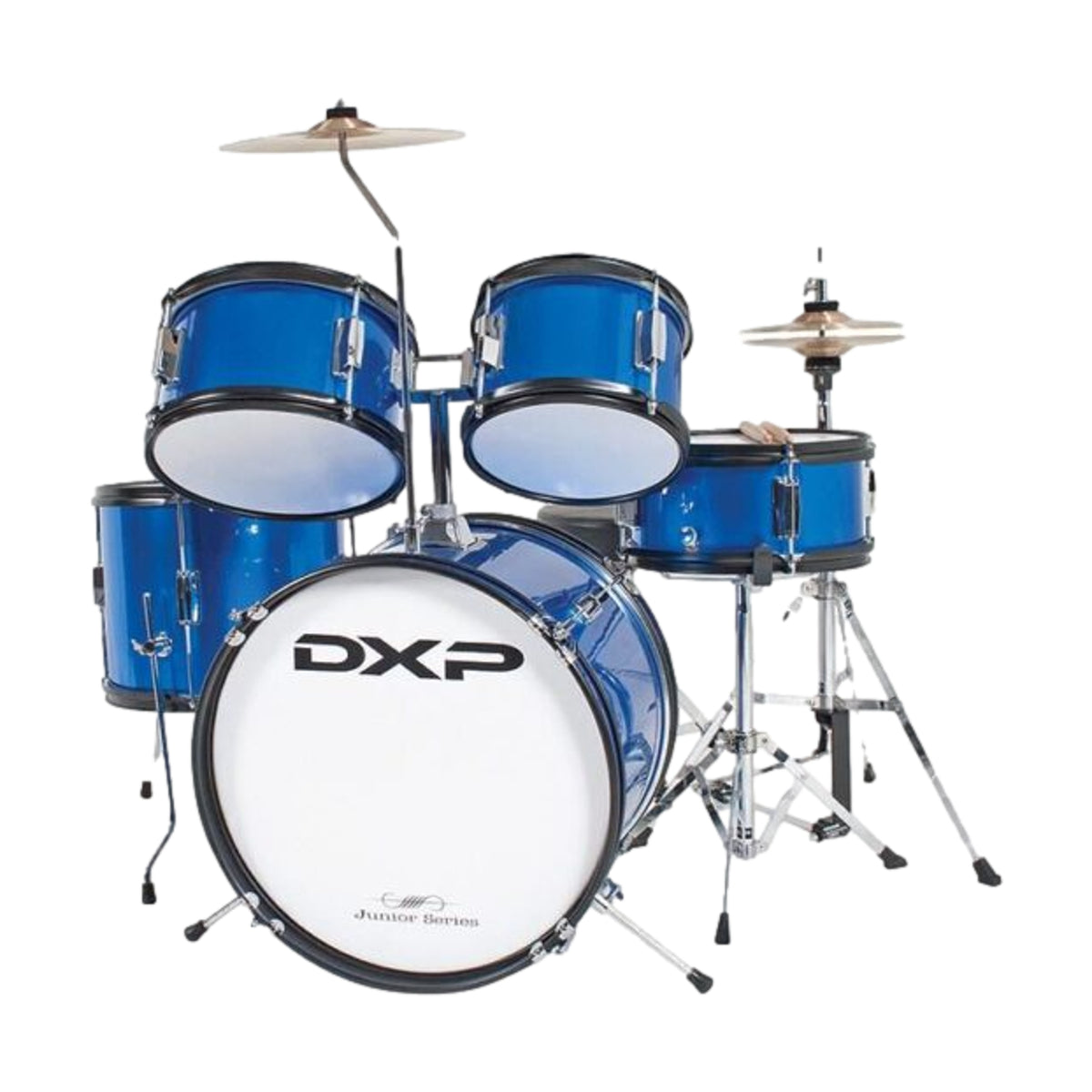 DXP Junior Series 5 Piece Drum Kit Metallic Blue