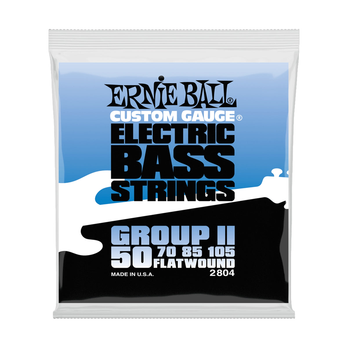 Ernie Ball Flatwound Group II Electric Bass Strings 50-105