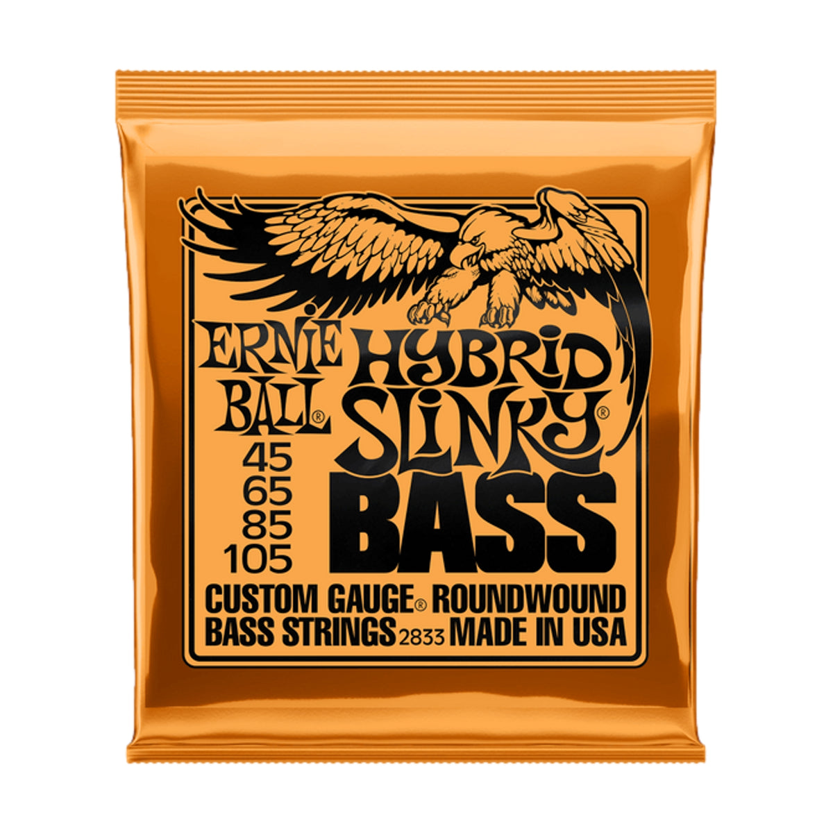 Ernie Ball Hybrid Slinky Nickel Wound Electric Bass Strings 45-105