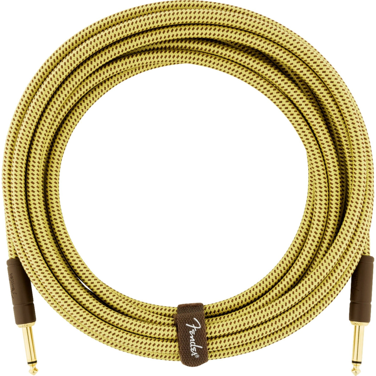 Fender Instrument Cable Deluxe Series 10ft Straight-Straight Tweed