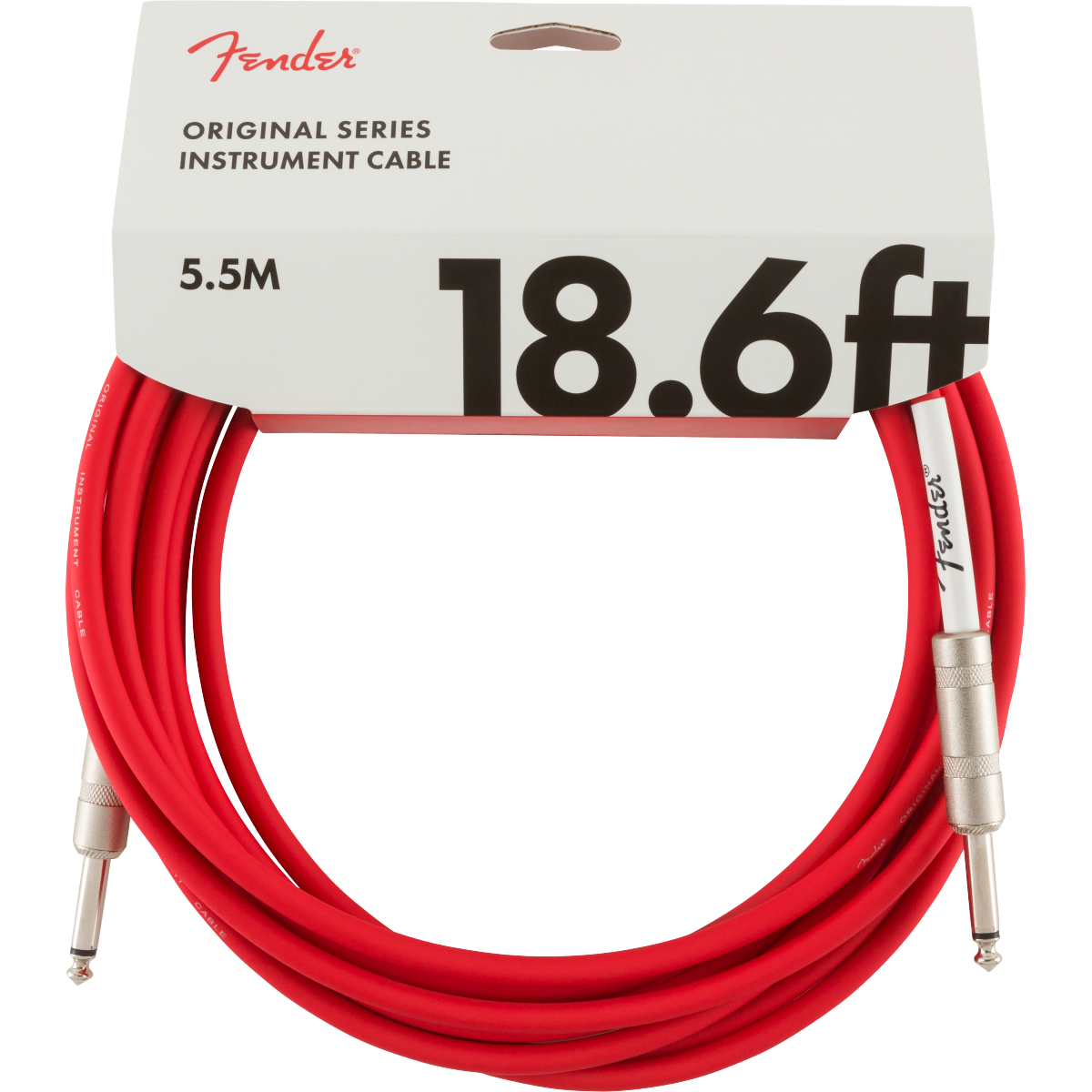 Fender Original Series Instrument Cable 18.6ft Fiesta Red