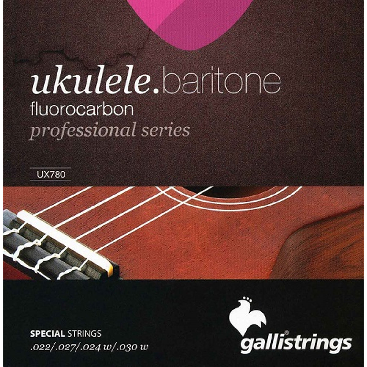 Galli GT UX780 Baritone Ukulele Fluro Carbon 22/30 Strings