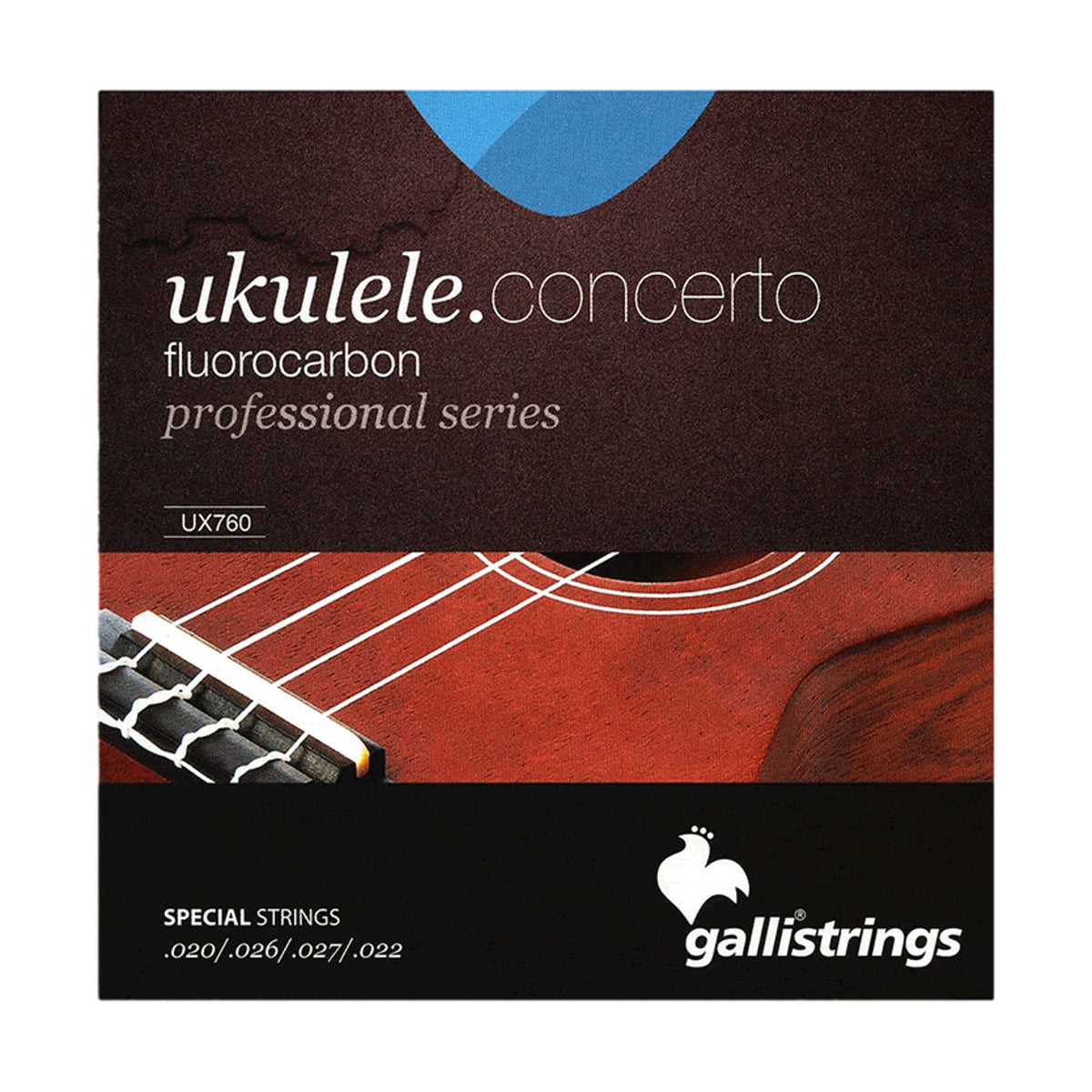 Galli GT760 Concert Ukulele String set Black Fluorocarbon 20-22