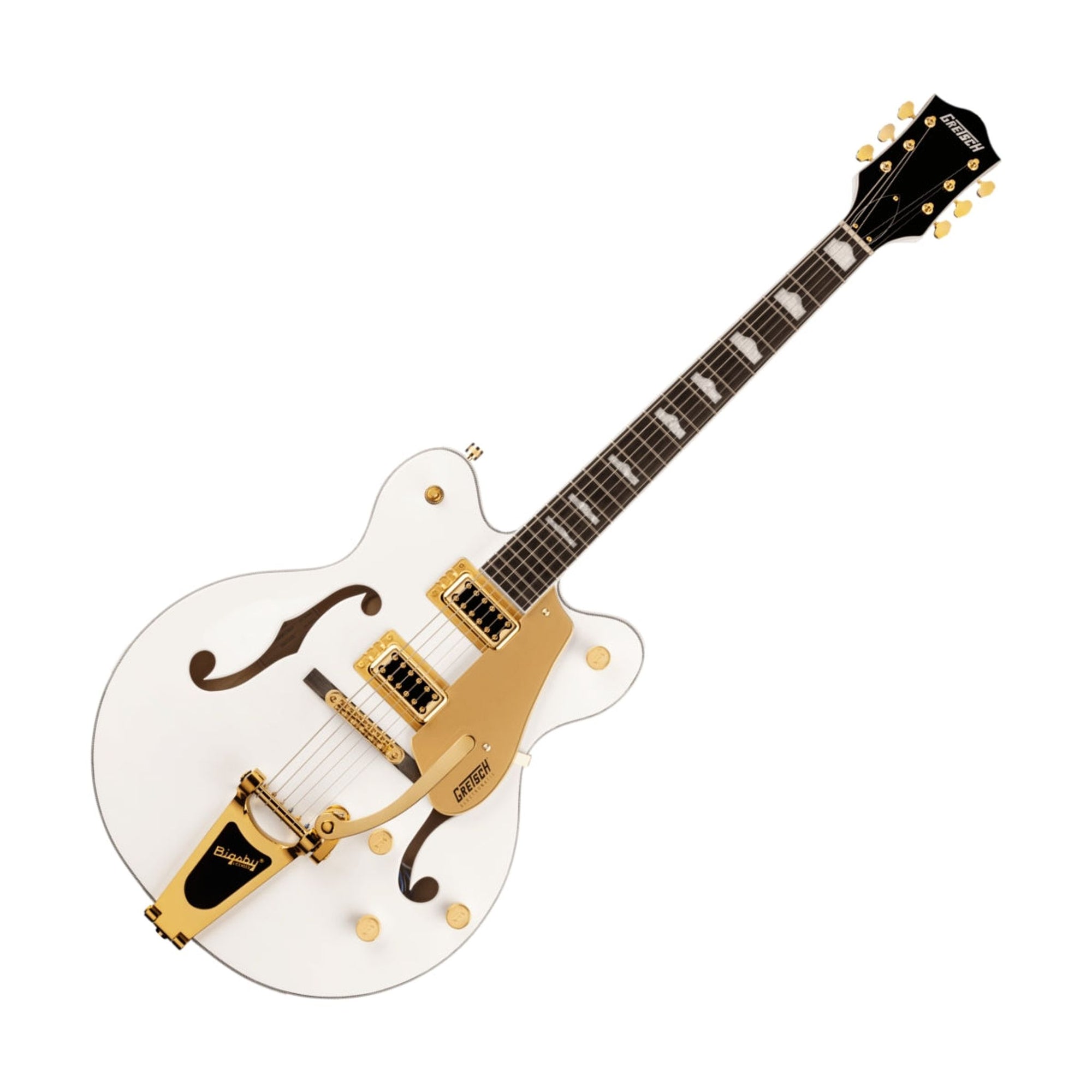The Gretsch G5422TG Electromatic Classic Hollow Body Electric Guitar features a laminated maple body with vintage-inspired perimeters and refined arches, as well as all-new trestle block bracing to help reduce unwanted feedback.