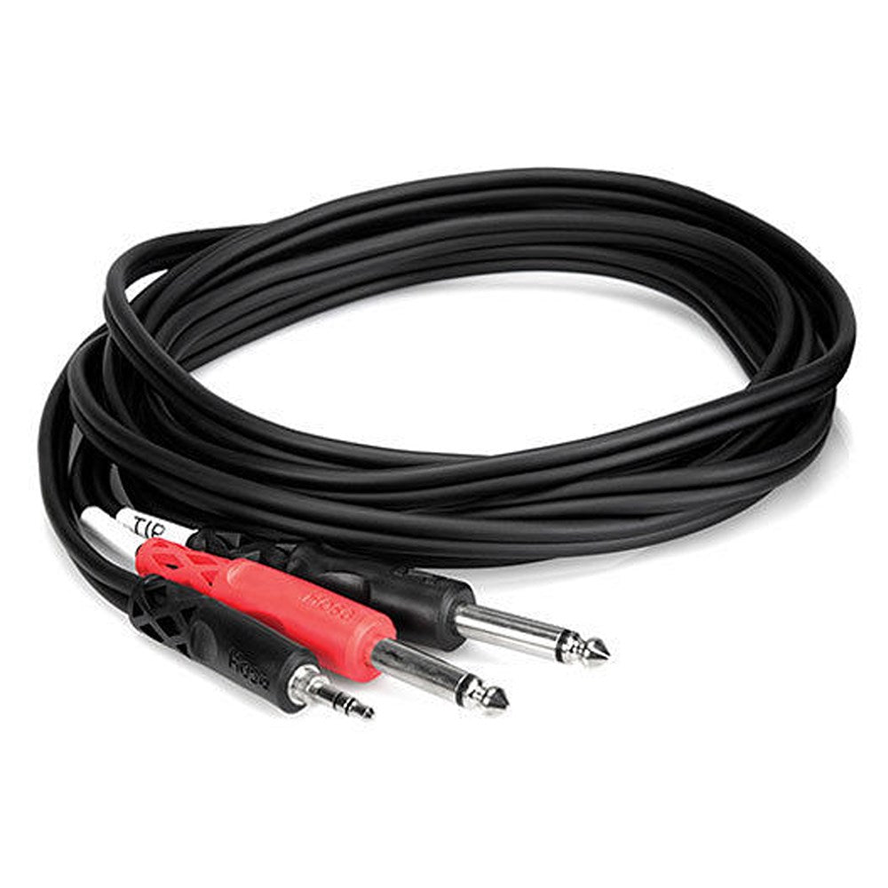 Hosa 3.5mm TRS to Dual 1/4 Inch TS 10ft Stereo Breakout Cable