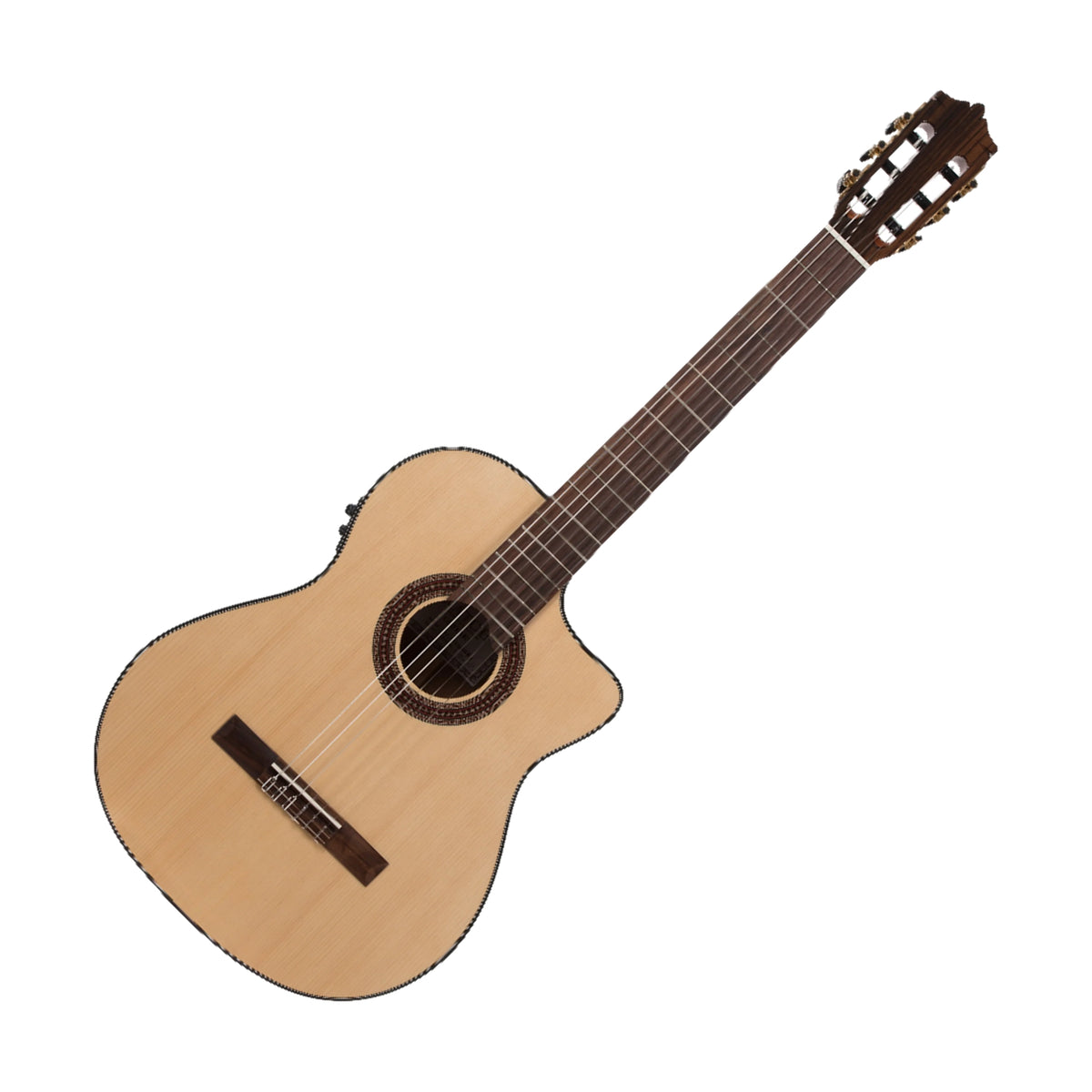 Katoh MCG40SEQ Classical Cutaway Guitar with Pickup