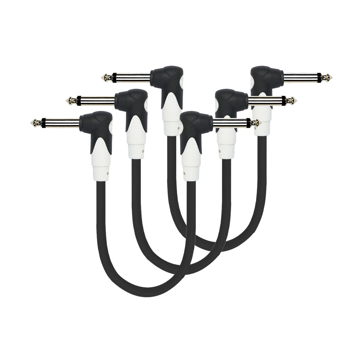 Kirlin Patch Cables 3 Inch Moulded Plugs 3-Pack