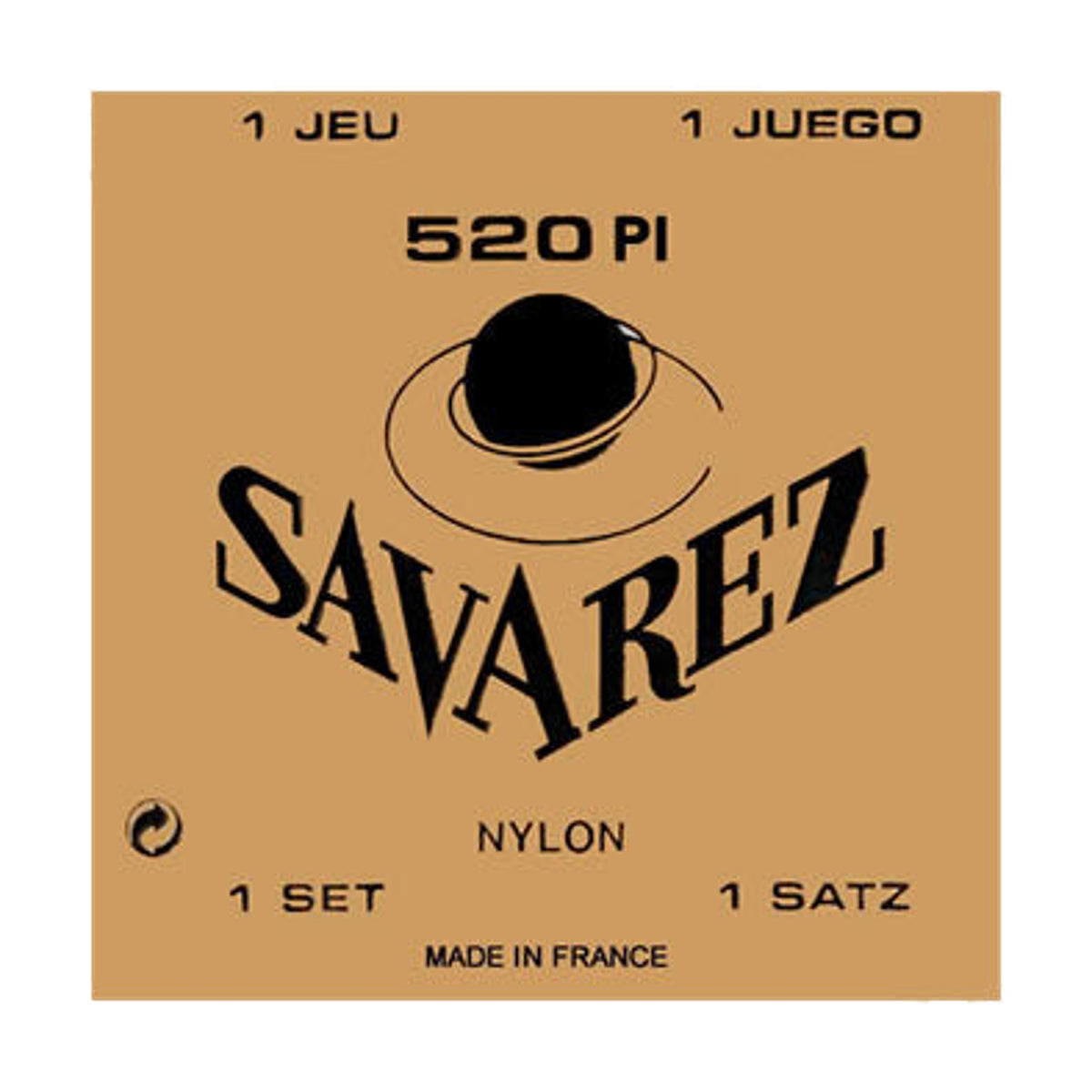 Savarez 520 PI Traditional High Tension Wound Treble Classical Nylon Strings