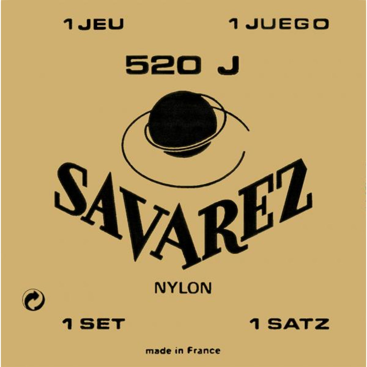 Savarez 520J Traditional High Tension Classical Guitar String Set