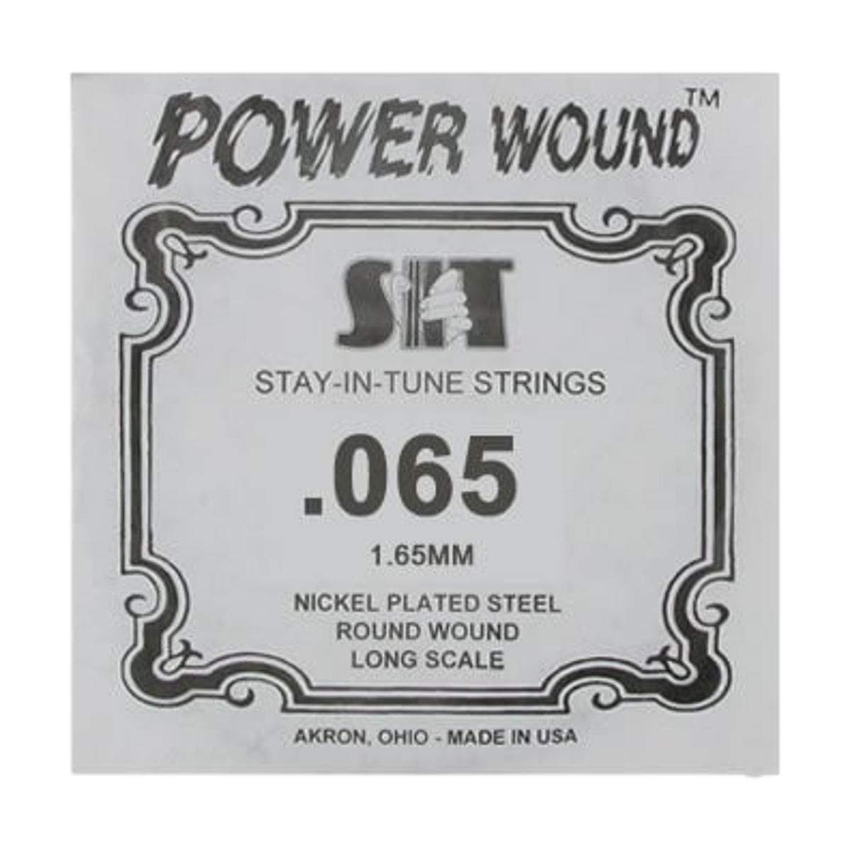 SIT Power Wound Electric Bass Single String 0.065