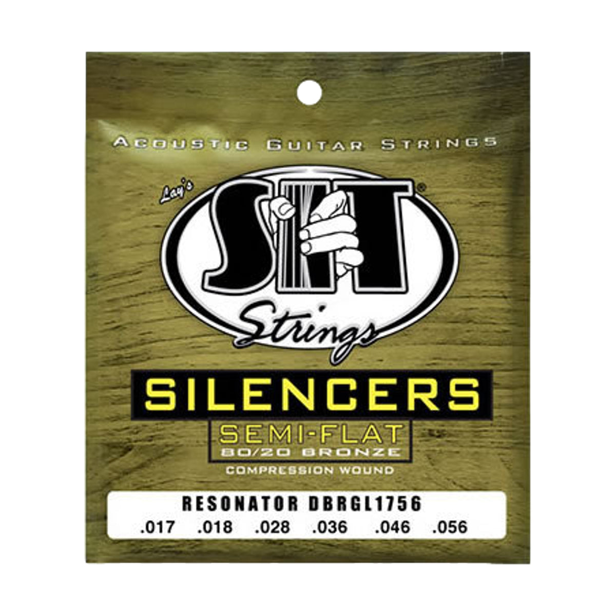 SIT Silencers 80/20 Golden Bronze Resonator String Set 17-56