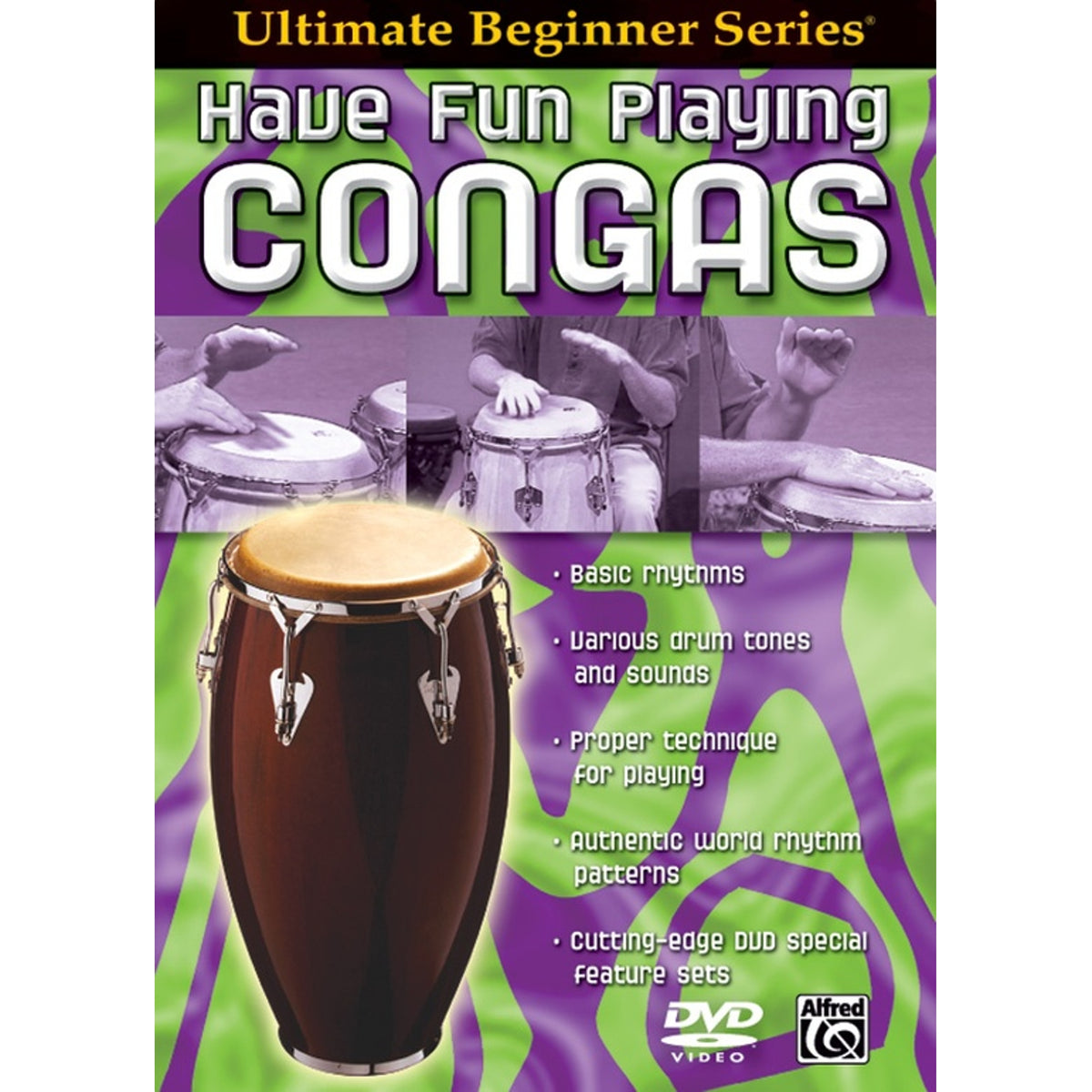 Ultimate Beginner Series Have Fun Playing Congas DVD