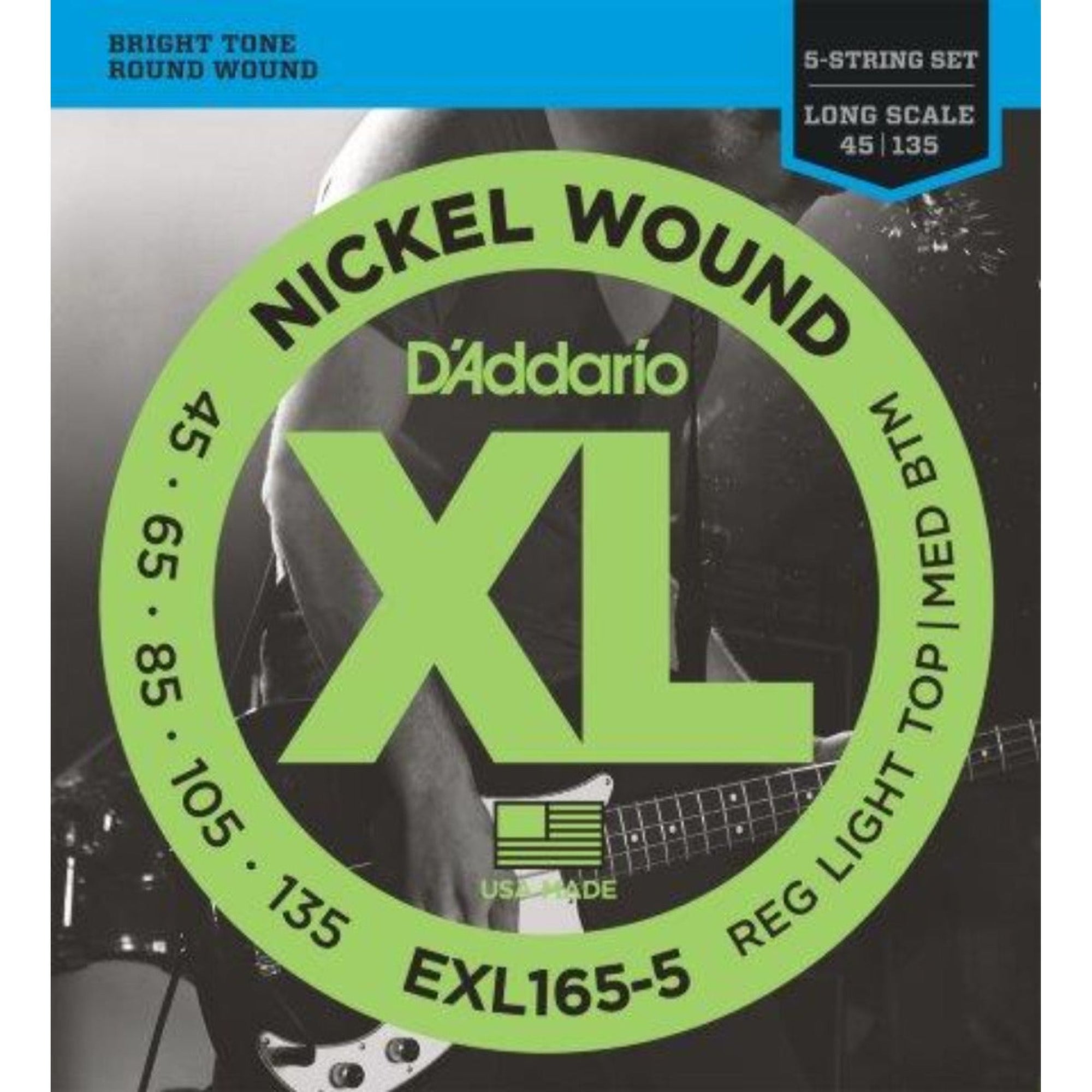 D'Addario XL Nickel Wound Electric Bass strings are world-renowned as "The Player's Choice" amongst bass players of all genres and styles