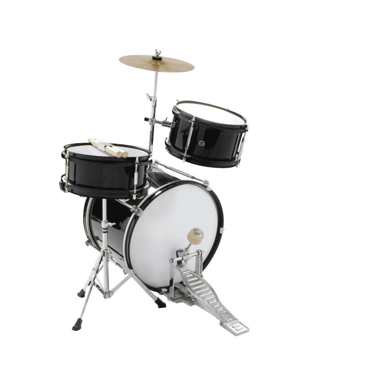 DXP Junior Drum Kit 3 Pce 12 Inch Bd Black
