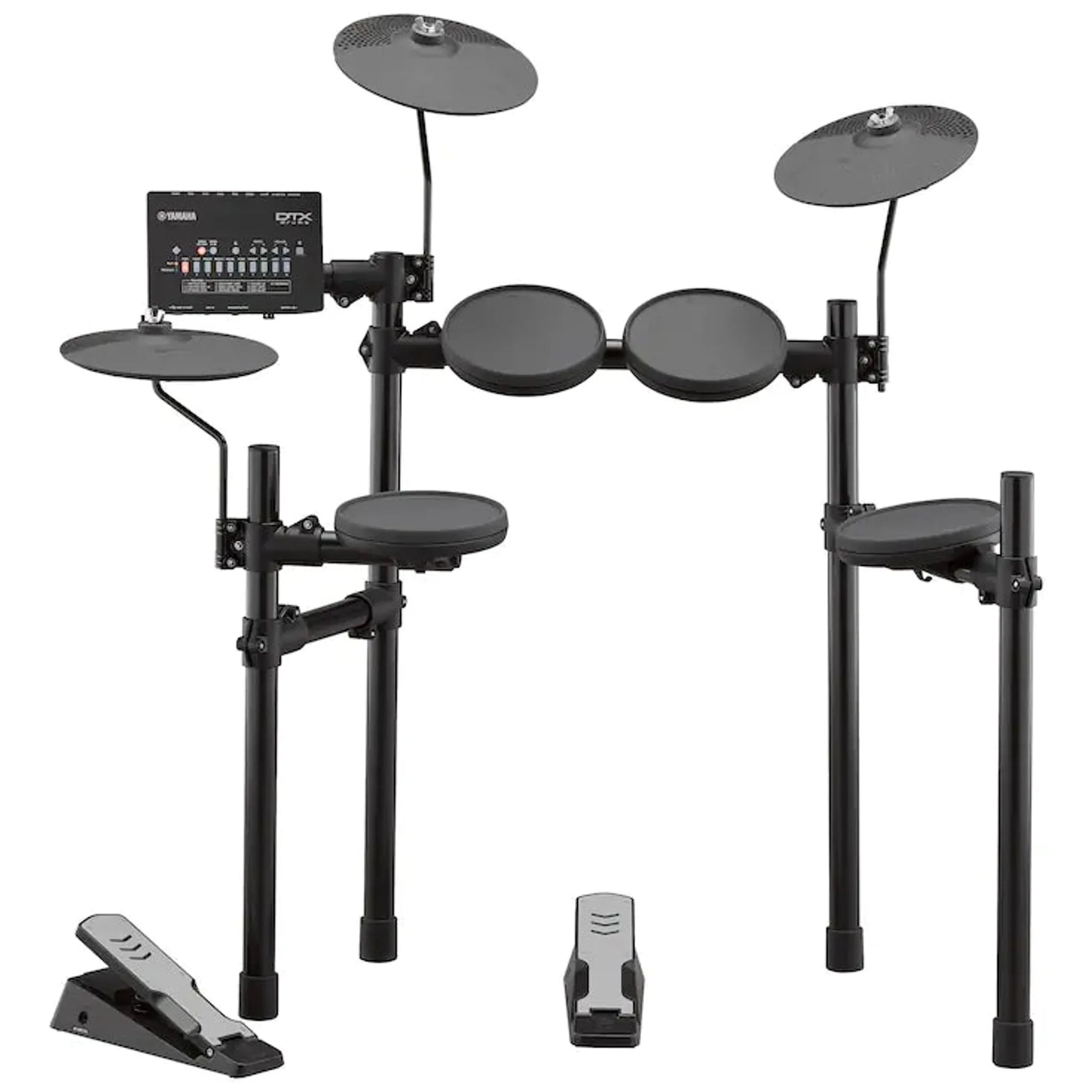 The moment you play the Yamaha DTX402K Plus Electronic Drum Kit is the moment you become a drummer. Let it be your inspiration and give instant expression to your impulses and creativity. DTX402 is the culmination of the commitment Yamaha makes as a drum manufacturer with excellent design and sound quality.
