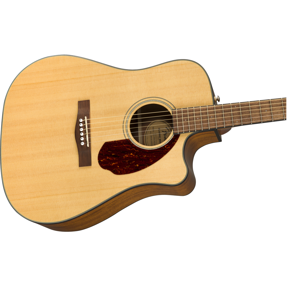 Fender CD-140SCE Acoustic-Electric Dreadnought Guitar Natural w/case