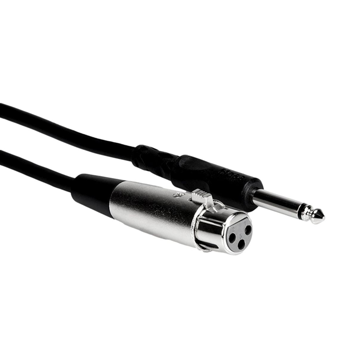 Hosa XLR Female to 1/4 Inch TS 10ft Unbalanced Interconnect Cable
