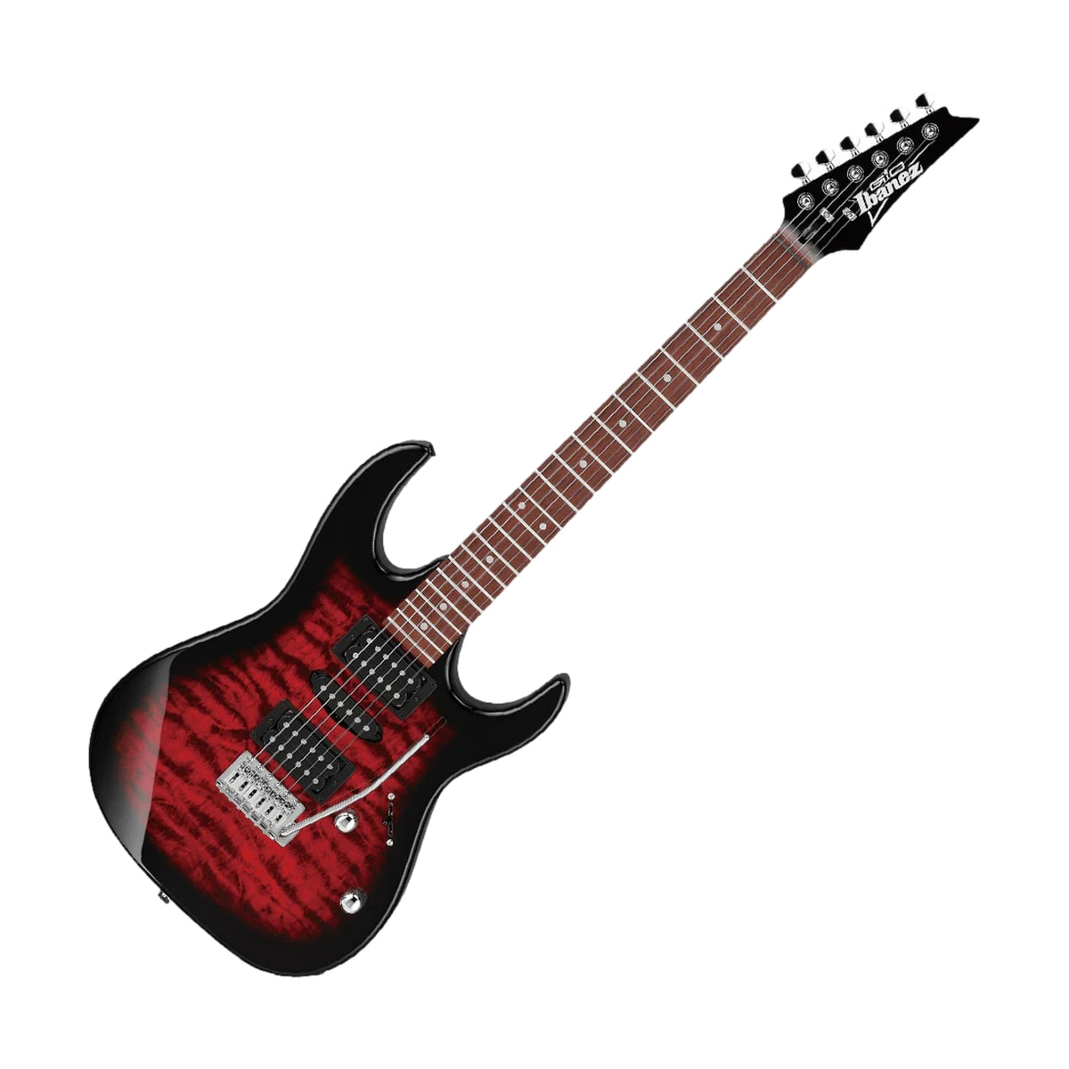 Ibanez RX70QA TRB Electric Guitar Transparent Red Burst