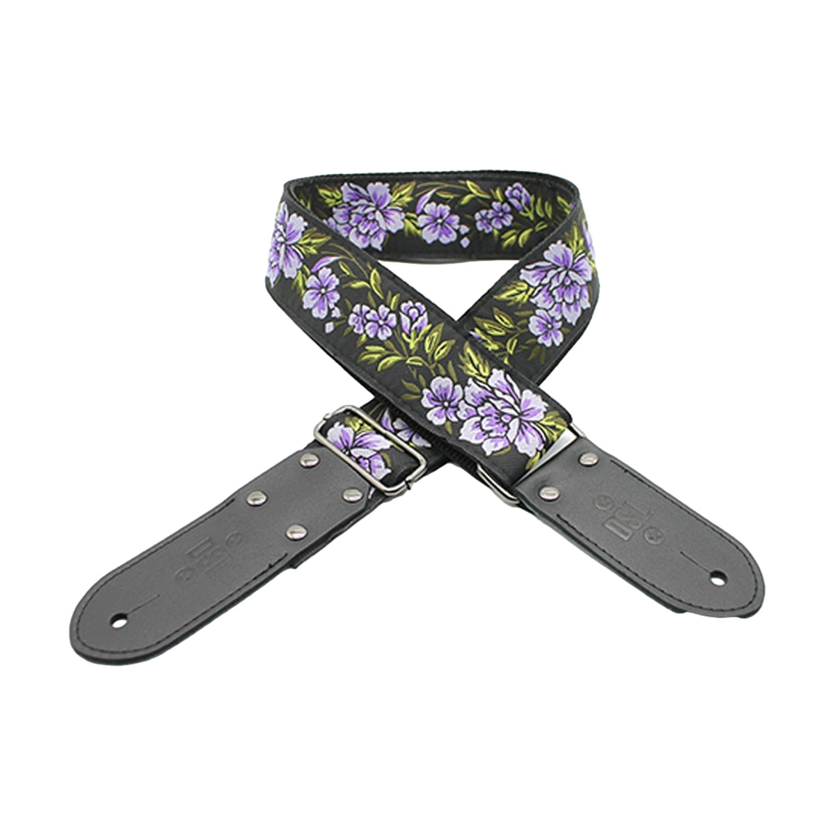 DSL Jacquard Weaving Guitar Strap Purple