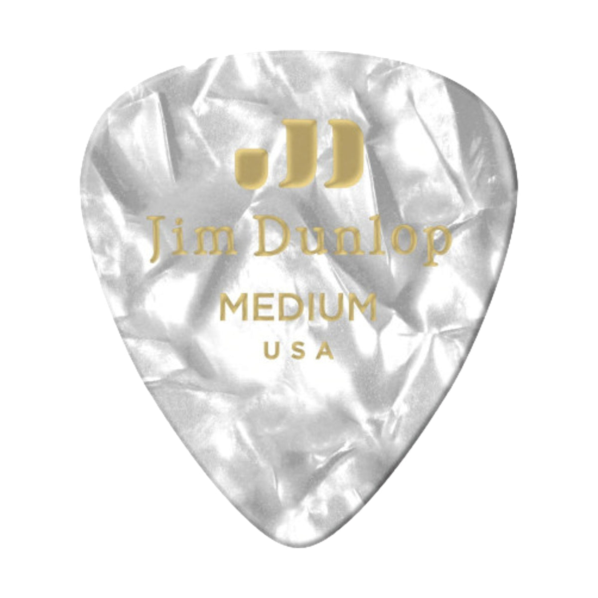 Dunlop White Pearloid Classic Celluloid Guitar Pick