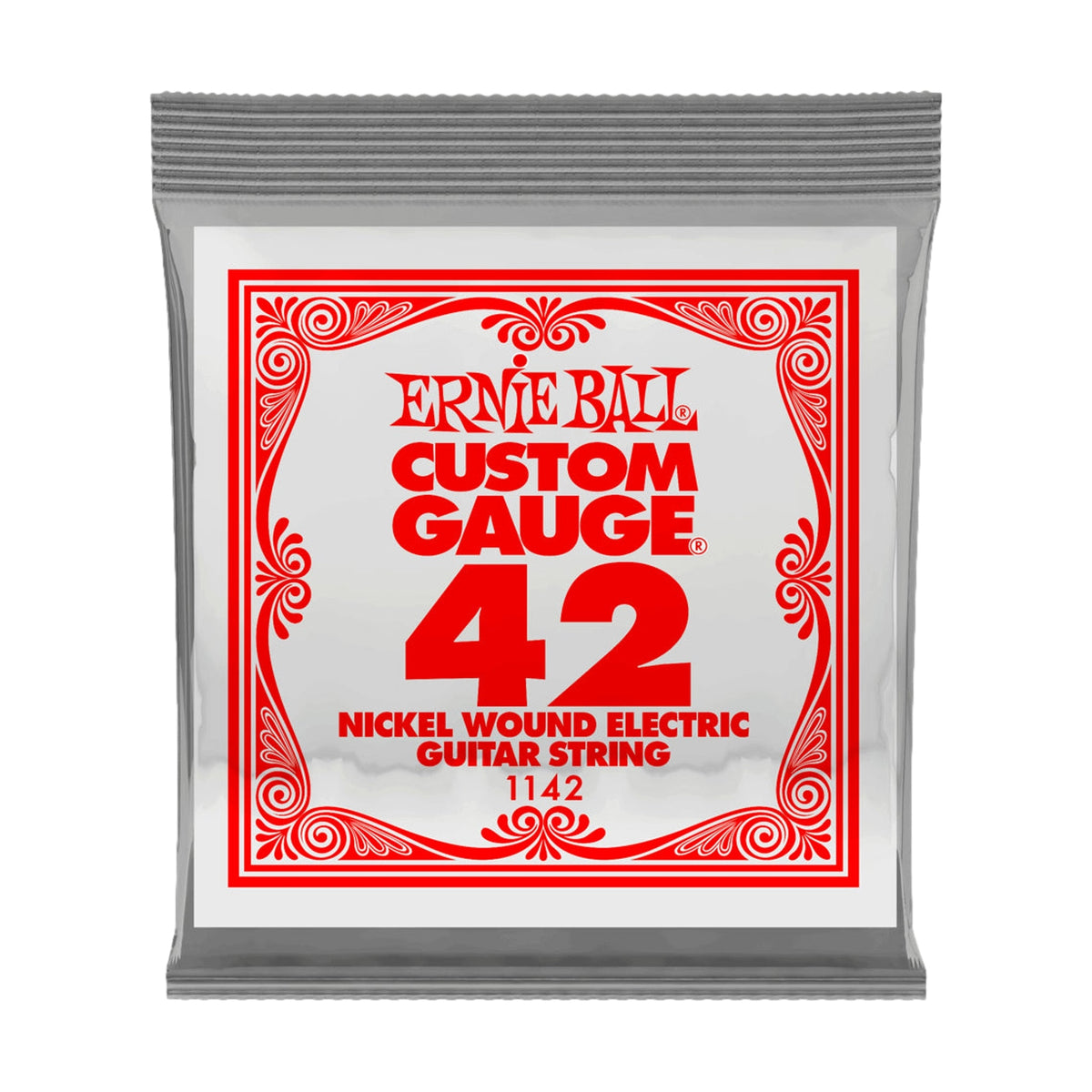 Ernie Ball P01142 Nickel Wound Single Electric Guitar String 0.042