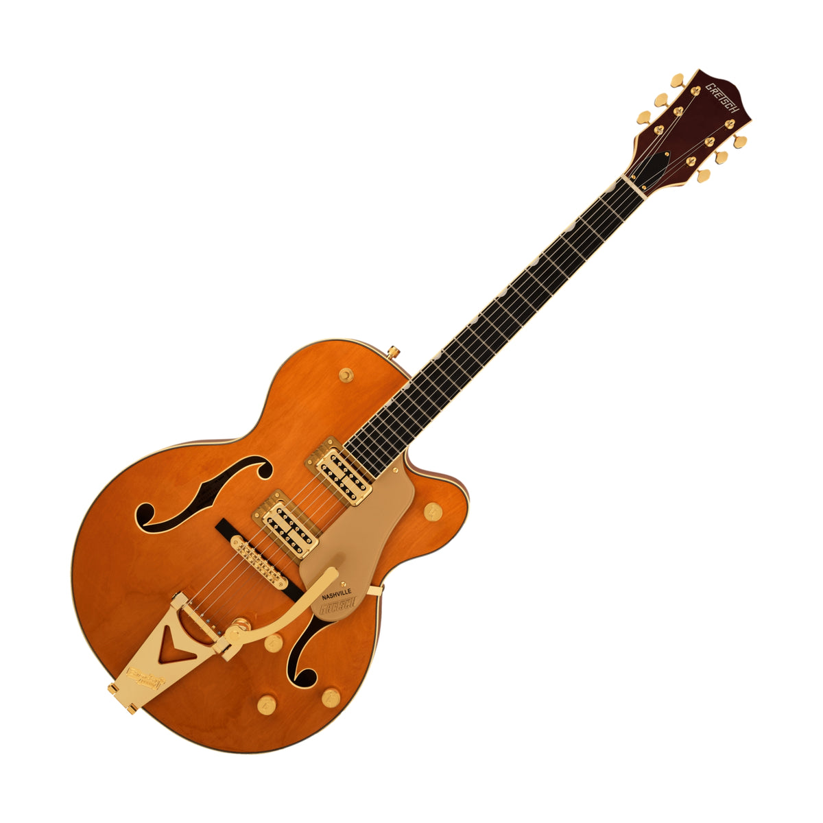 Synchromatic Nashville Hollow Body Single-Cut with Bigsby 50s Orange Stain