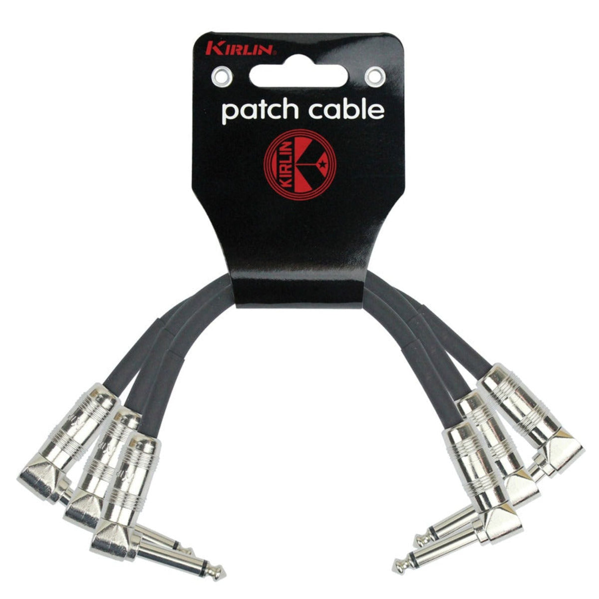 Kirlin Patch Cable 1ft Right Angle 3 Pack