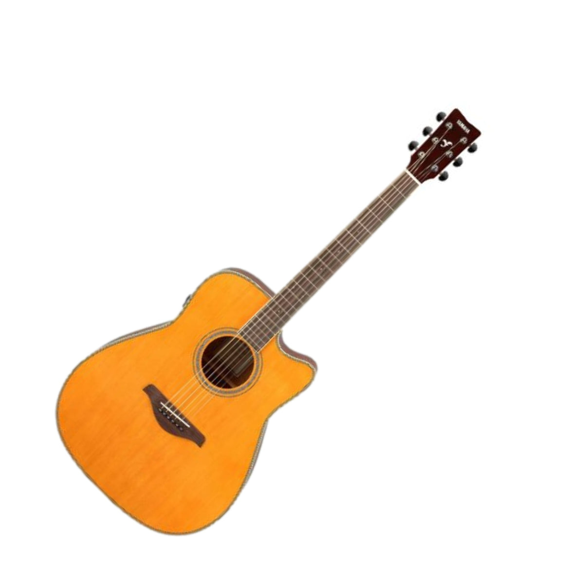 Yamaha FGC-TA Transacoustic Guitar Vintage Tint Cutaway