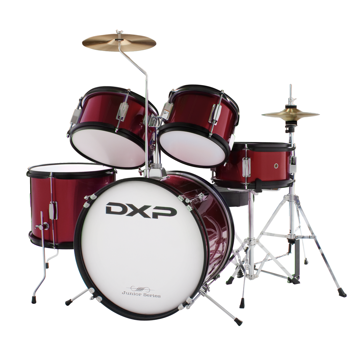 DXP 5 Piece Junior Drum Kit Wine Red TXJ5WR