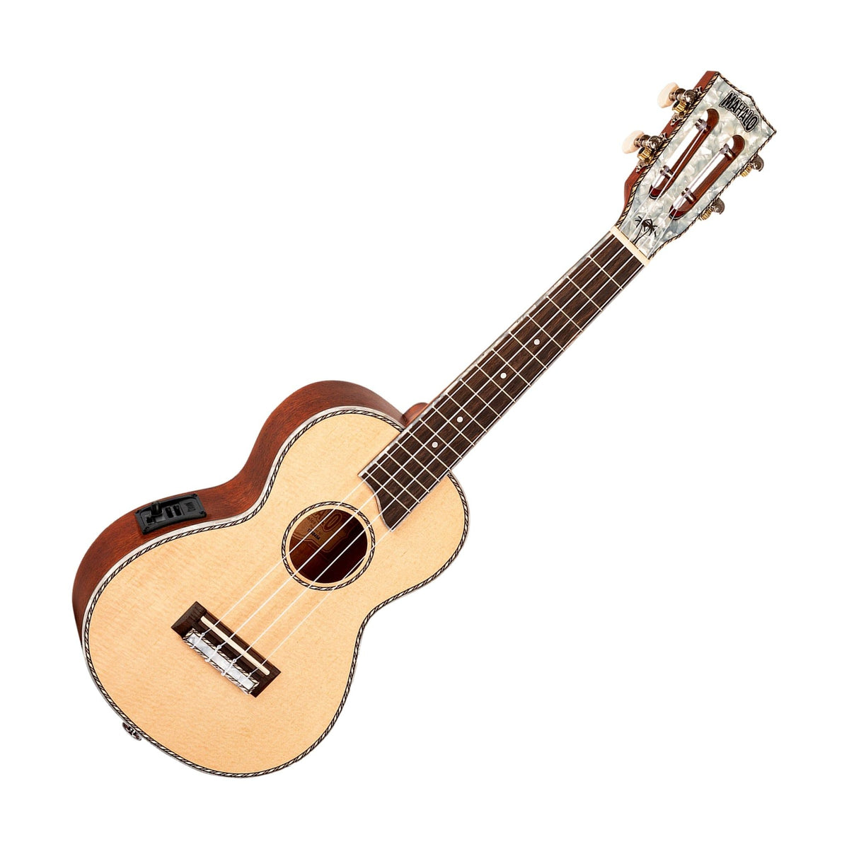 Mahalo Pearl Series Concert Ukulele Acoustic-Electric Natural