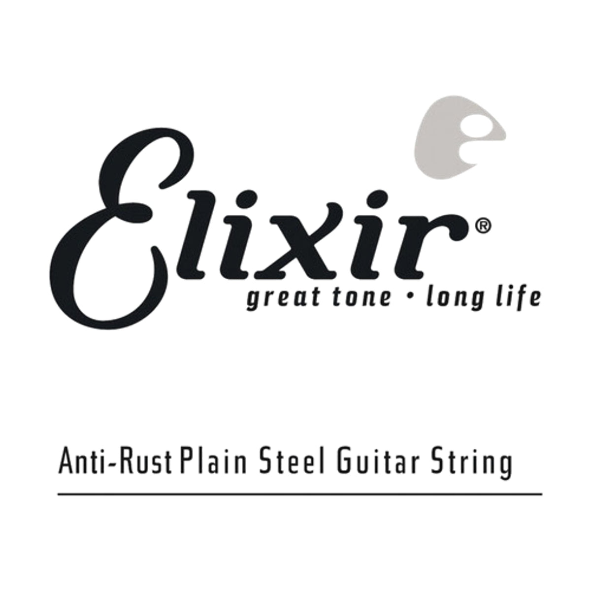 Elixir 13015 Anti-Rust Plain Steel Single String