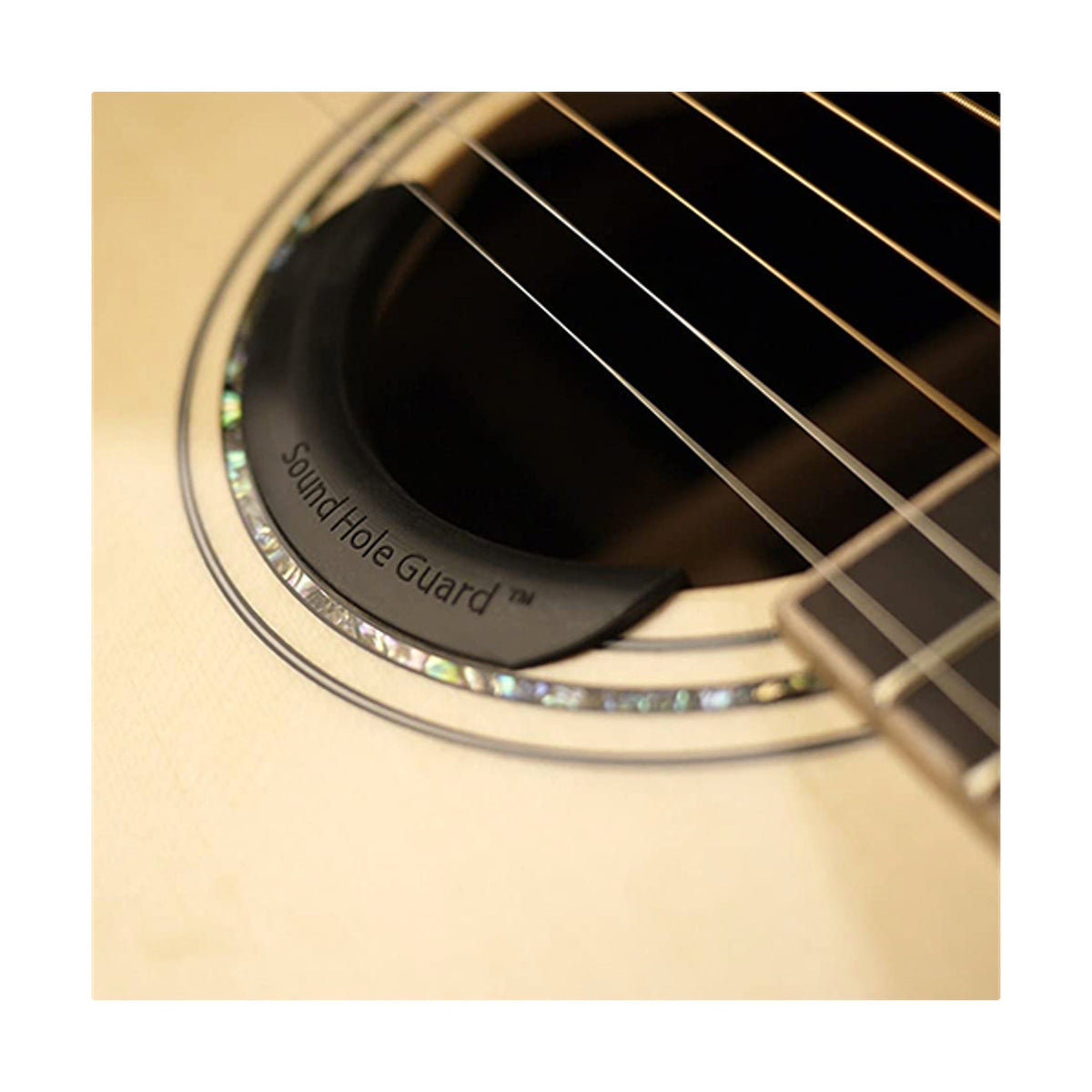 Acoustic Guitar HoleGuard for Soundhole Black