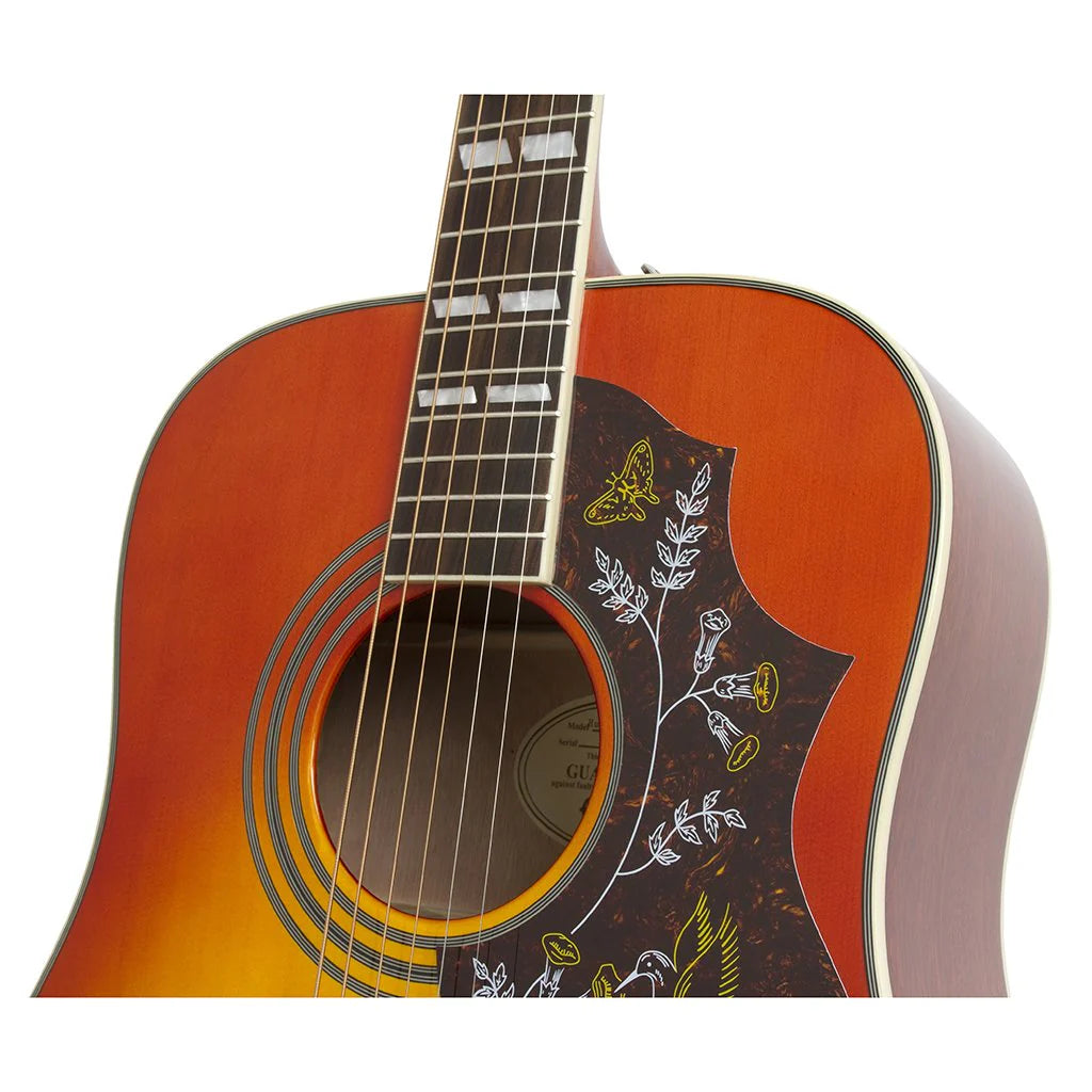 Epiphone Hummingbird Studio Acoustic Guitar Faded Cherry Burst