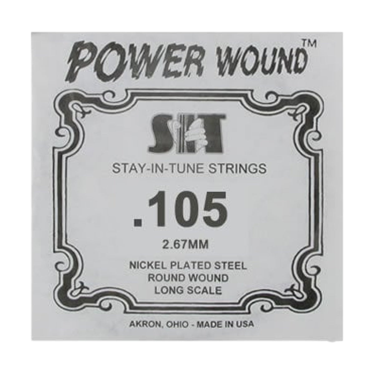 SIT Power Wound Electric Bass Single String .105