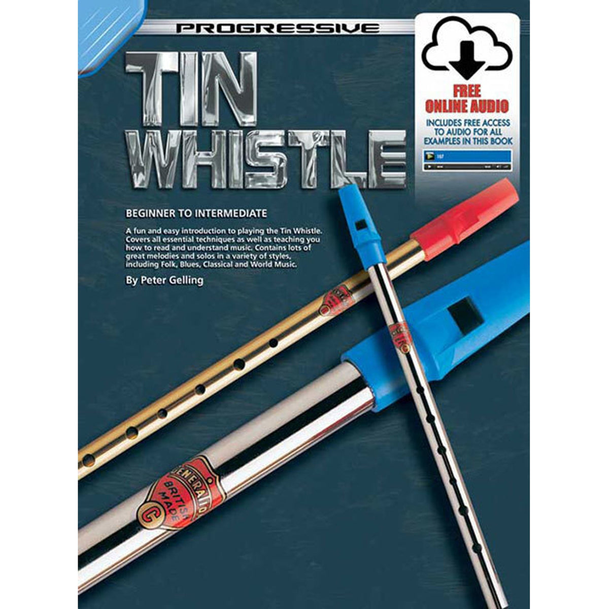 Progressive Tin Whistle Book and Online Media