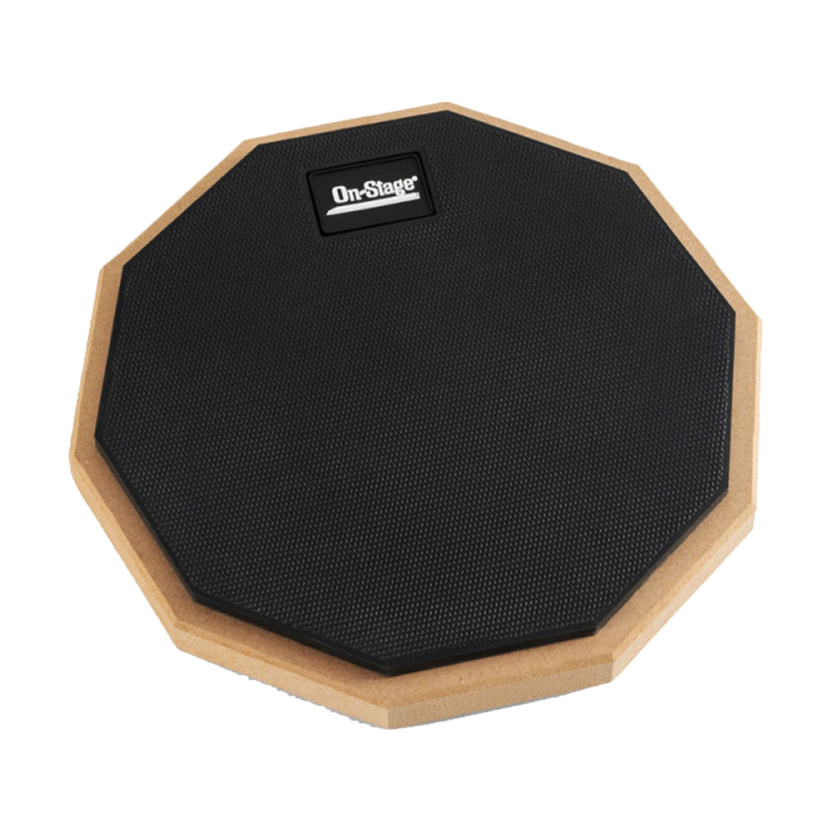 On Stage 8 Inch Hexagonal Drum Practice Pad Black