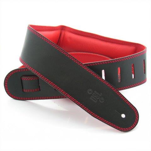 DSL 2.5in Padded Garment Strap Black/Red