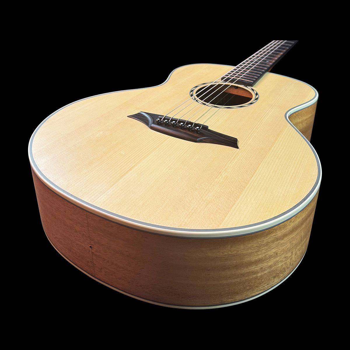 Bromo BAA8S Mini Jumbo Acoustic Guitar Appalacian Solid Top