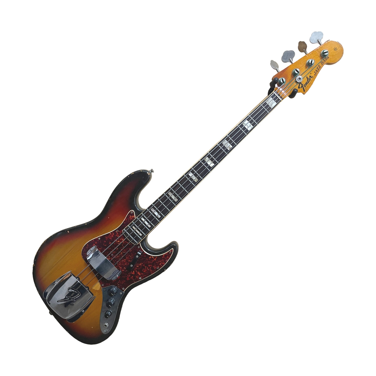 Used Fender Jazz Bass 1973 Sunburst Orig Case All Original