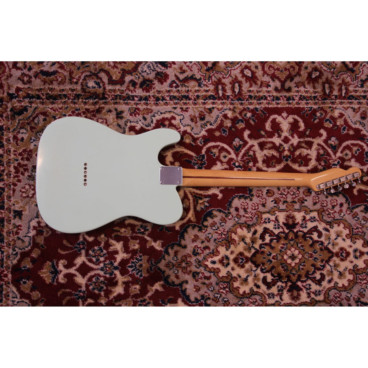 Scintilla Used Scintilla Green Dolphin Thinline Tele with Hard Case