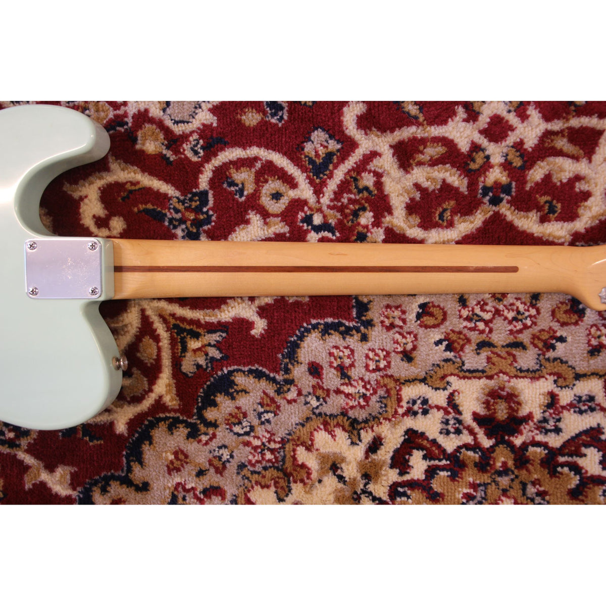 Scintilla Used Scintilla Green Dolphin Thinline Tele with Hard Case