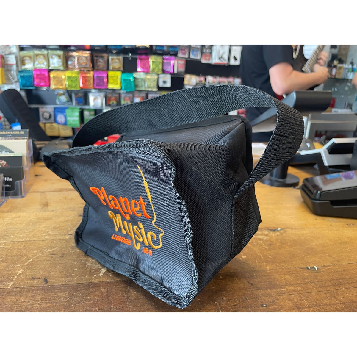 Xtreme Sand Bag Small Planet Music Logo