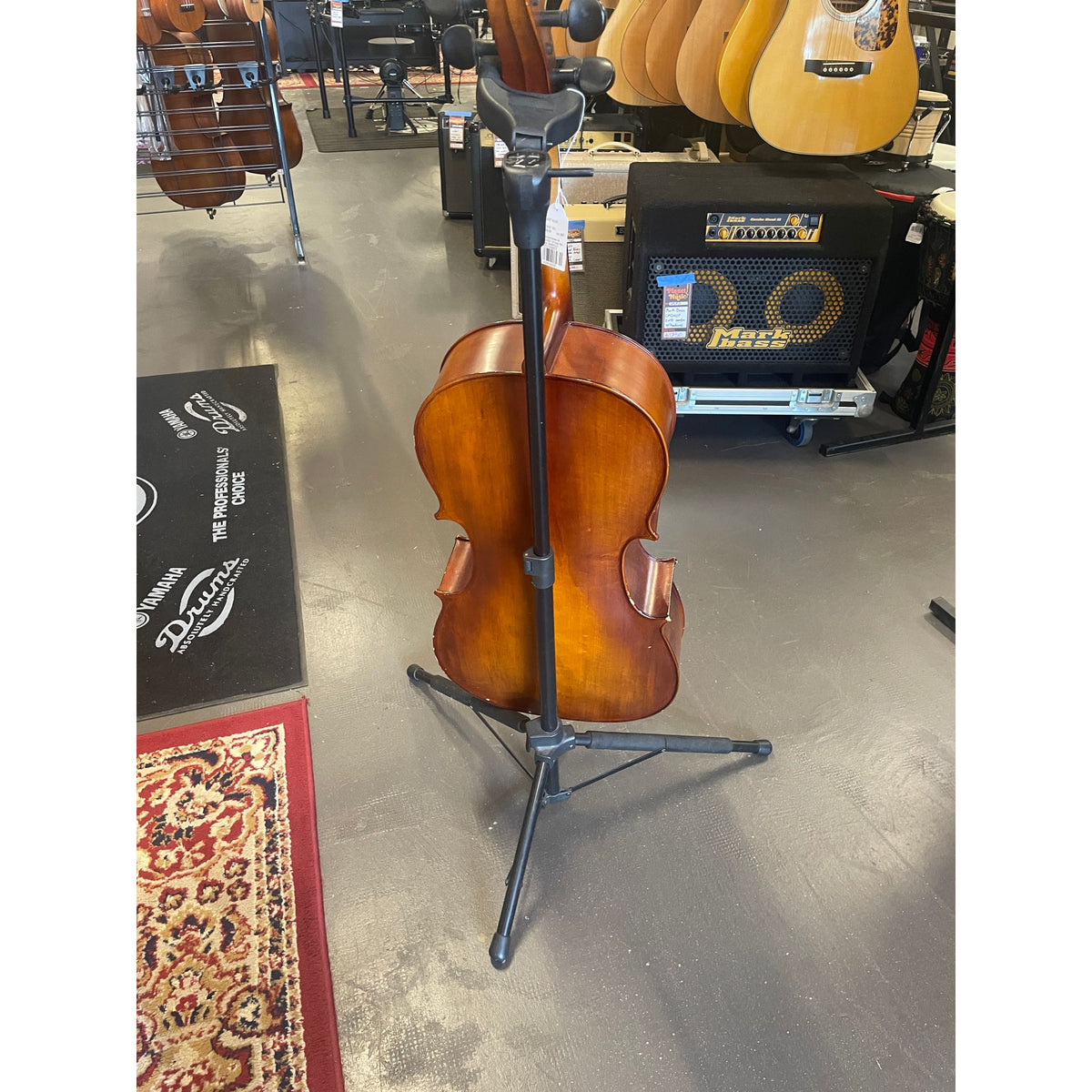 Used Arco Animato 3/4 Cello 2011 Outfit with Case and Accessories