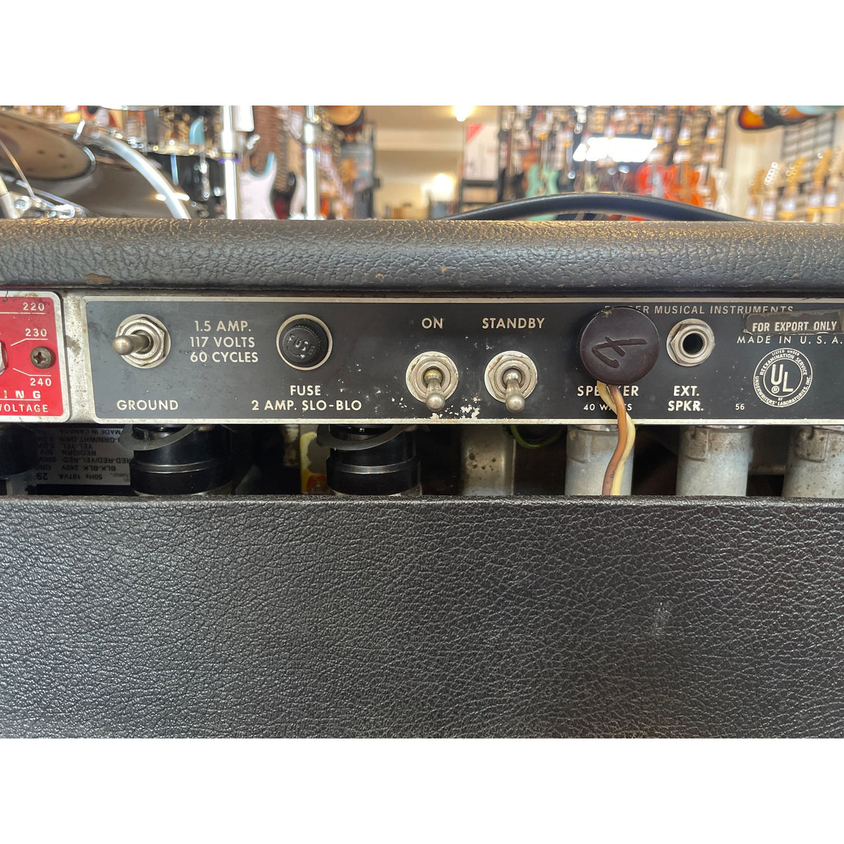 Used 1970 Fender Super Reverb Guitar Amplifier Fully Serviced 4x10" 40W