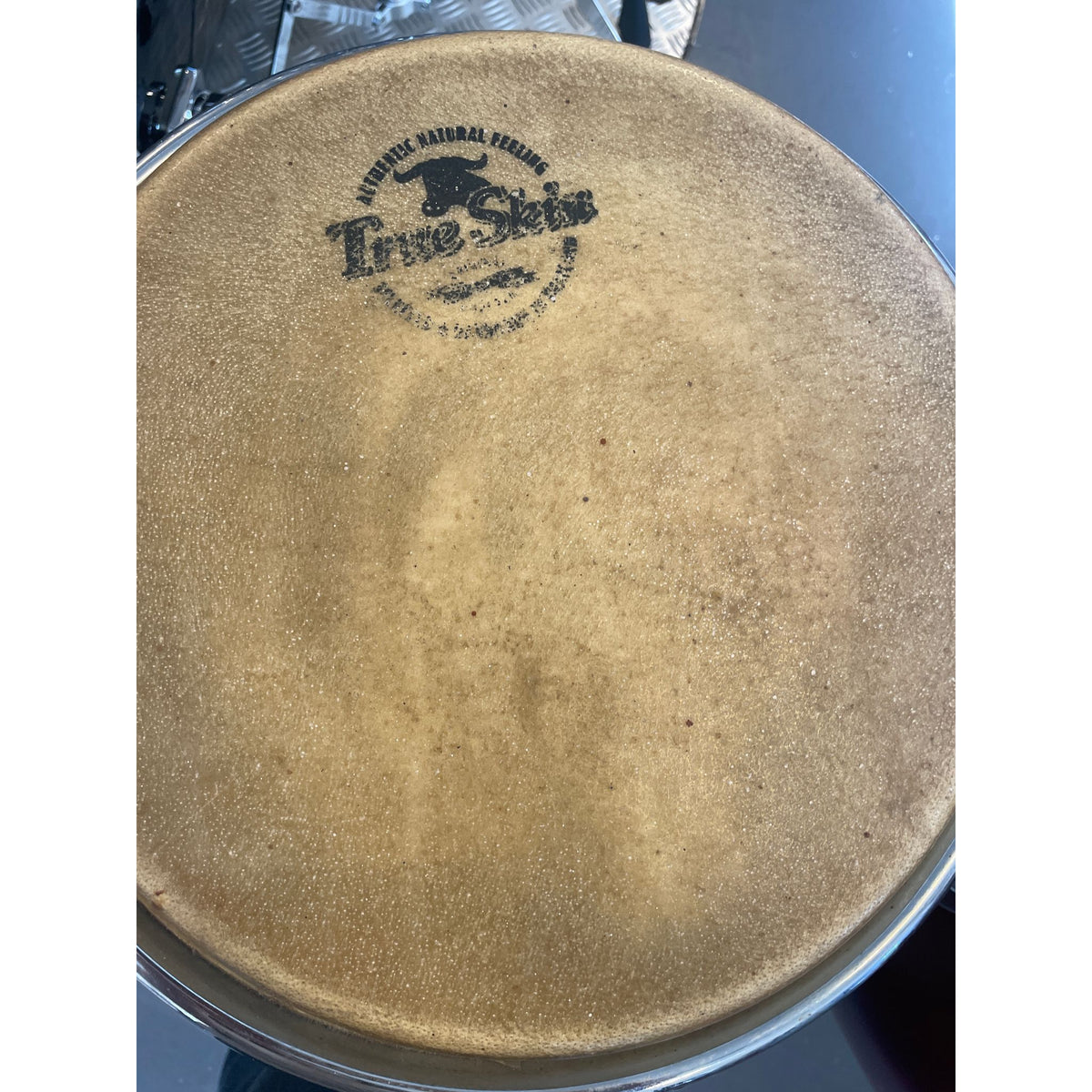 Used Meinl Conga Set 11 and 12 Inch Red with Stands and Gig Bags